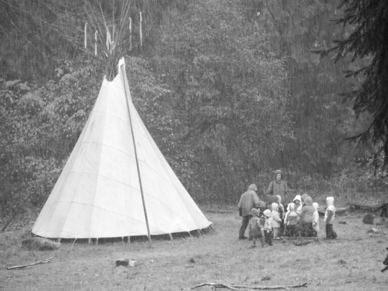 Field and Forest Outdoor Preschool tipi