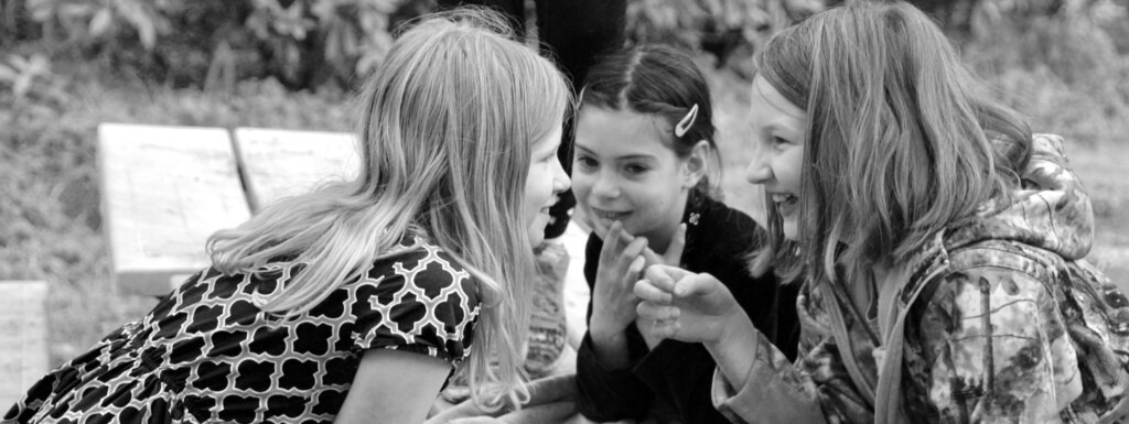 smiling, happy kids